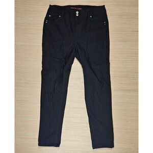 Sabrina Lauren Stretch Casual Dress Pants Size 18W Black Chinos 26" Inseam